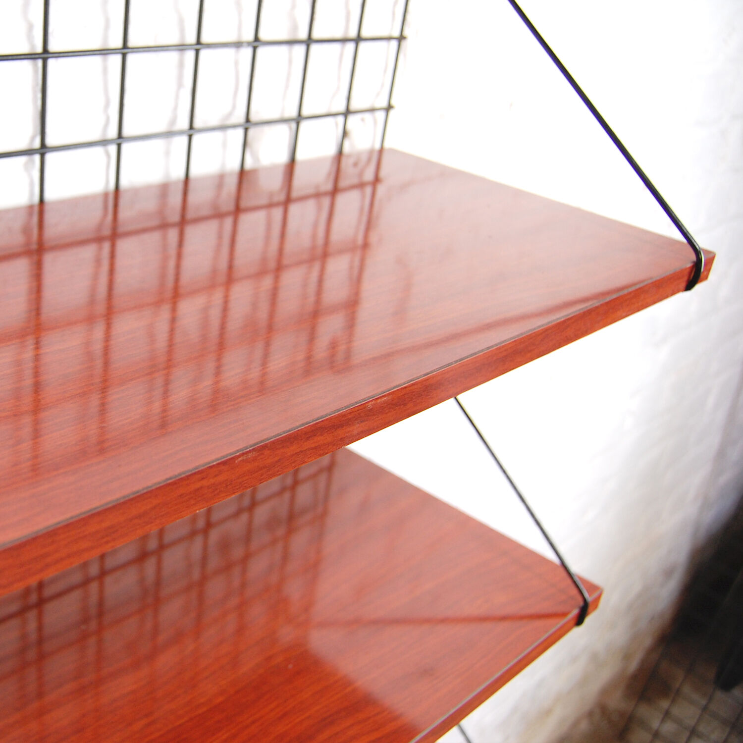 Étagère "Meca" 3 tablettes par Pierre Guariche pour Meurop