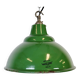 Industrial Green Enamel Factory Pendant Lamp from Maxlume, 1960s
