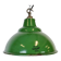 Industrial Green Enamel Factory Pendant Lamp from Maxlume, 1960s