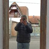 Miroir ancien en bois