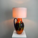 Ceramic table lamp by Scheurich from West Germany 1960