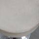 Vintage Mid-century design stool in chrome with white leather seat, 1970s