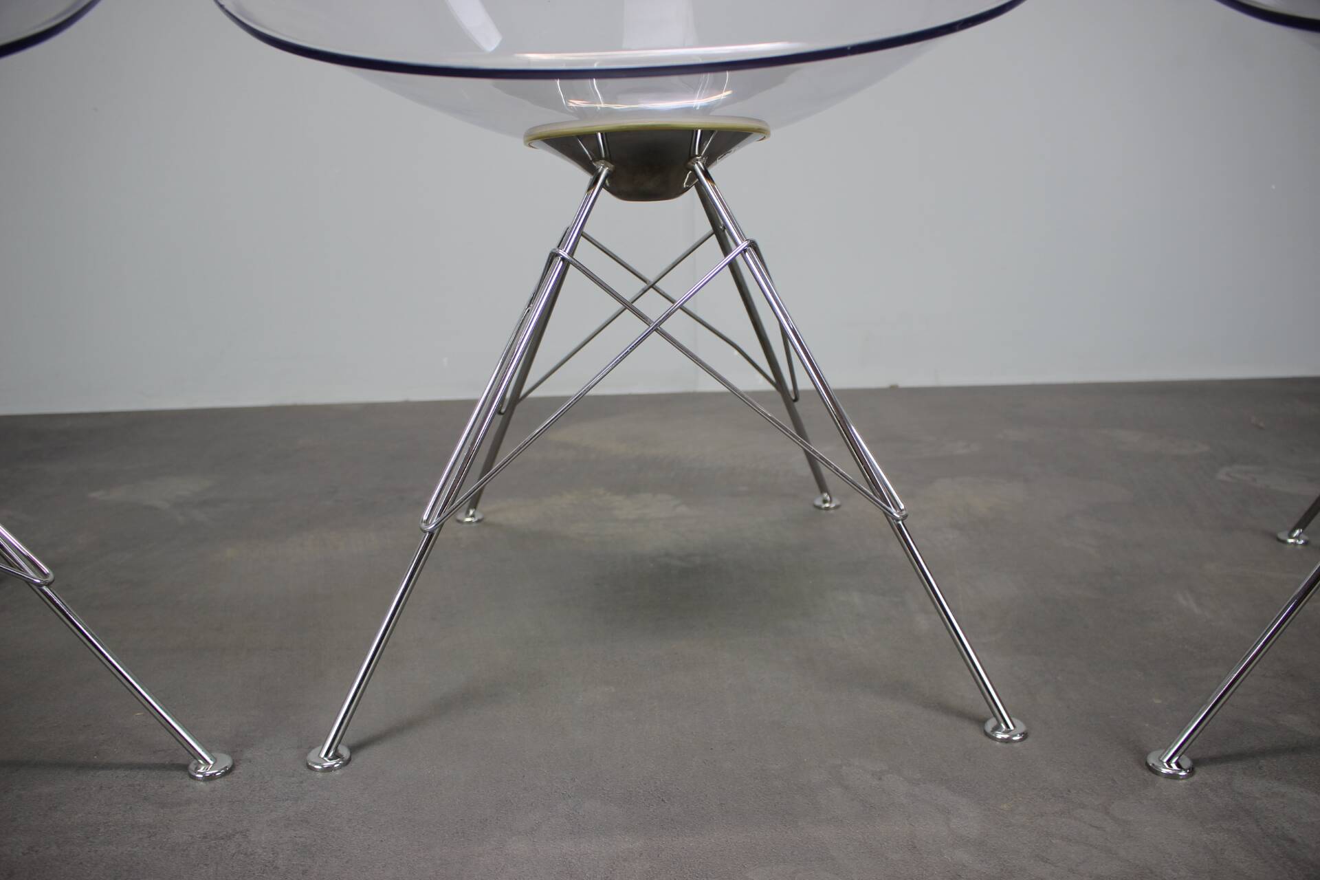 Set of 3 EROS chairs by Philippe Starck for Kartell, Italy, 1999