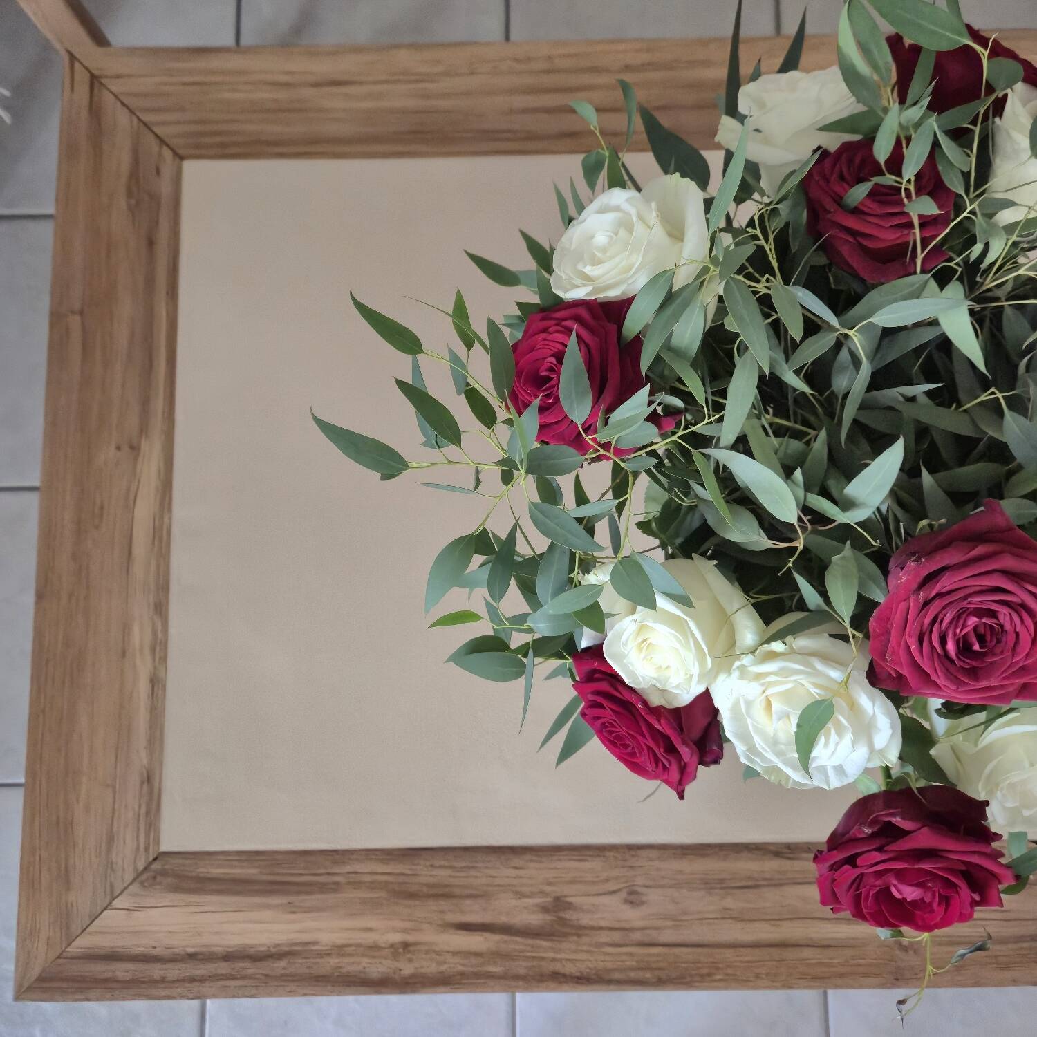 Mango wood coffee table