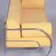 Bauhaus Leather and Tubular Chrome Sofa attributed to Robert Slezák, Czech, 1930s