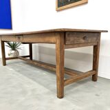 Grande table de ferme ancienne en noyer