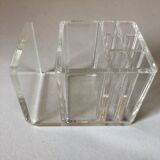 Vintage plexiglass pencil jar design 70 years