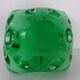 Green Sommerso Murano Glass Ashtray, Italy, 1960s