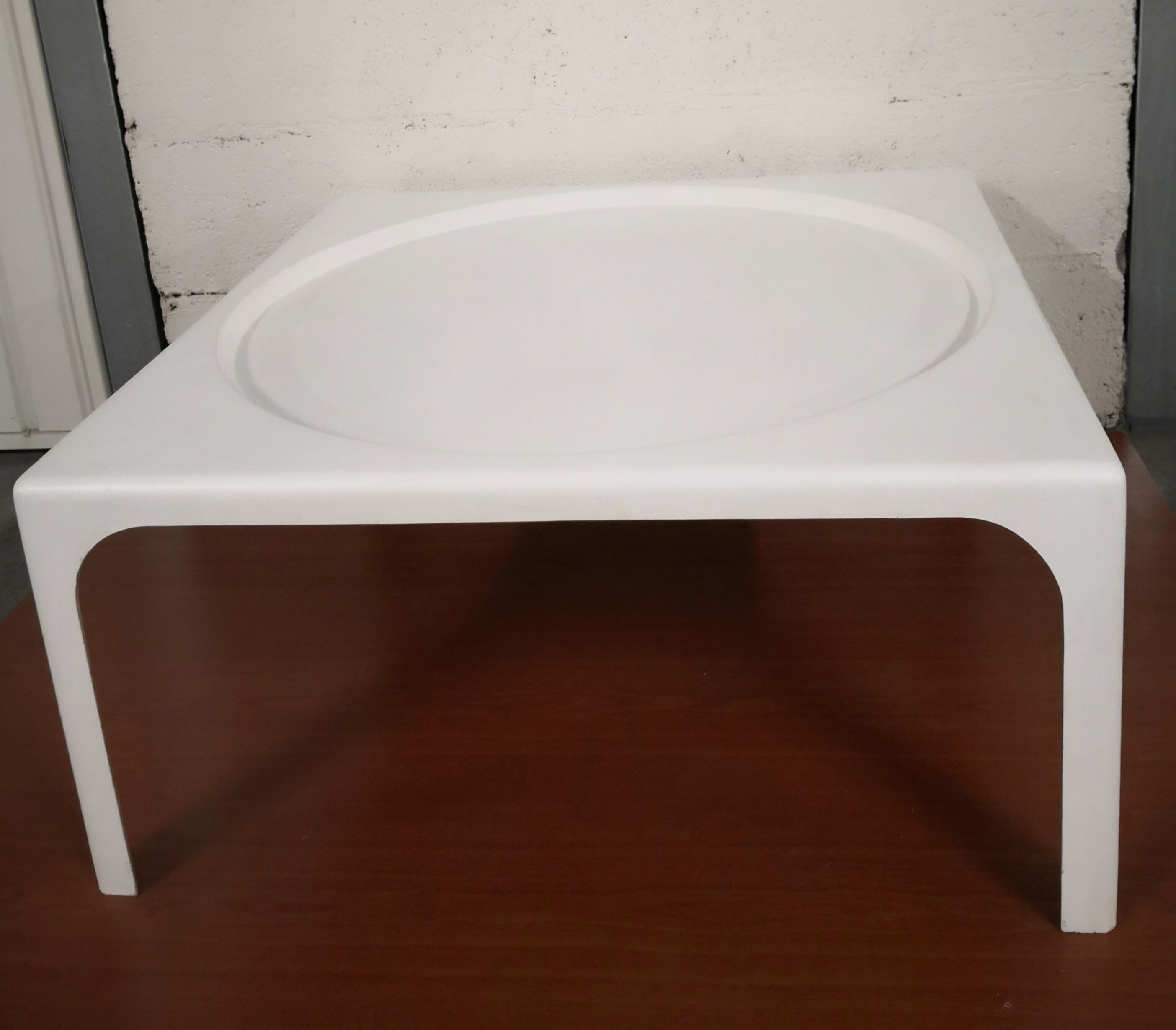 70s fiberglass coffee table.