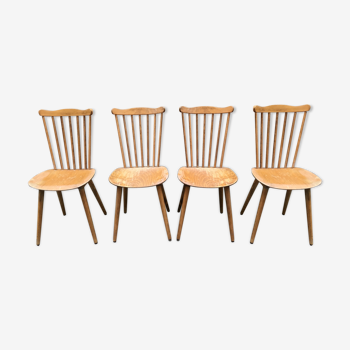 Stamped menuet baumann 70s bistro chairs