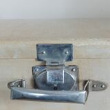 Vintage metal suitcase