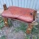 Tabouret égyptien forme selle de chameau