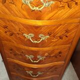 "Marquetry chest of drawers"