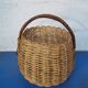 Rattan round basket