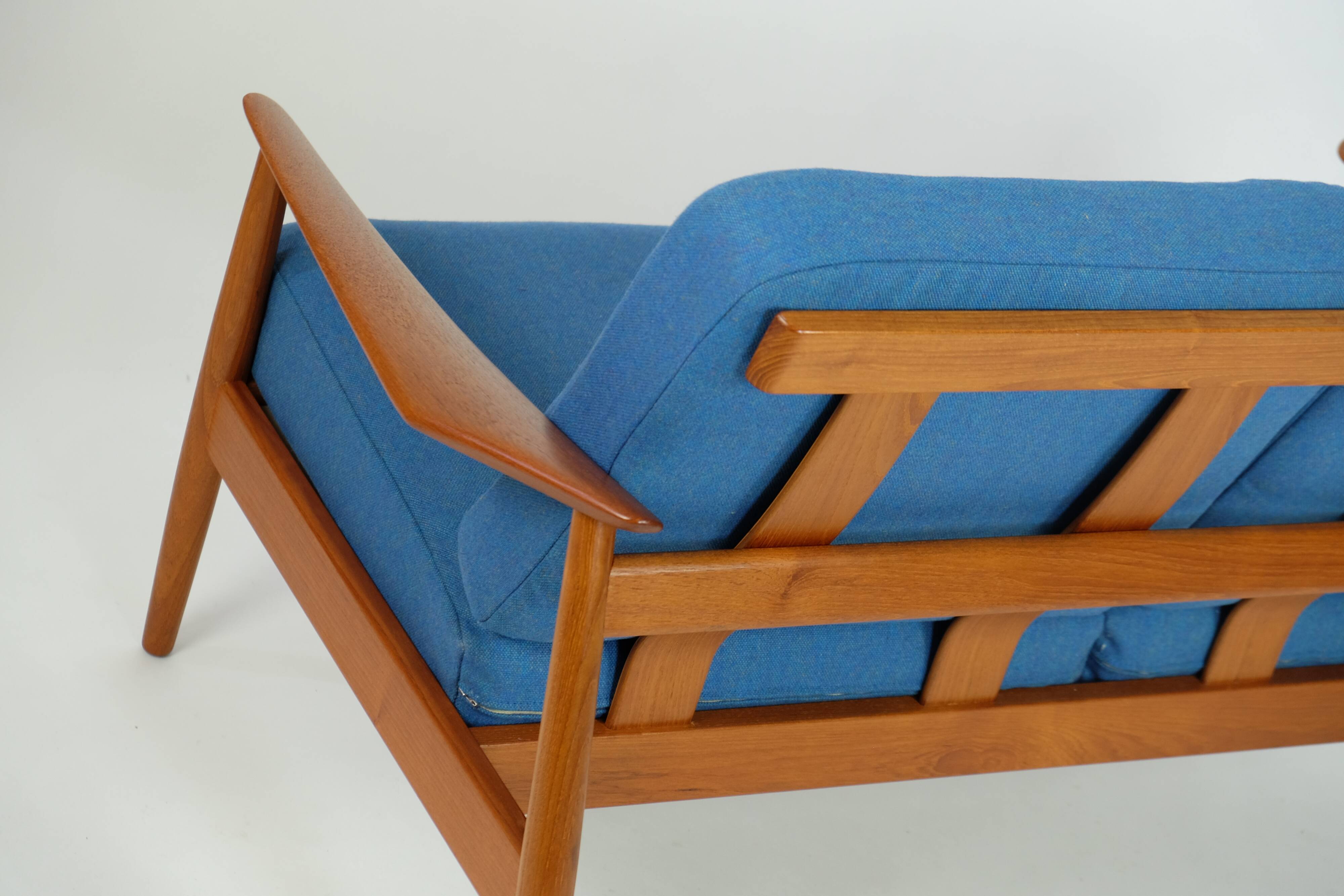Arne Vodder Canapé 2 places en teck MidCentury 60er Vintage danois