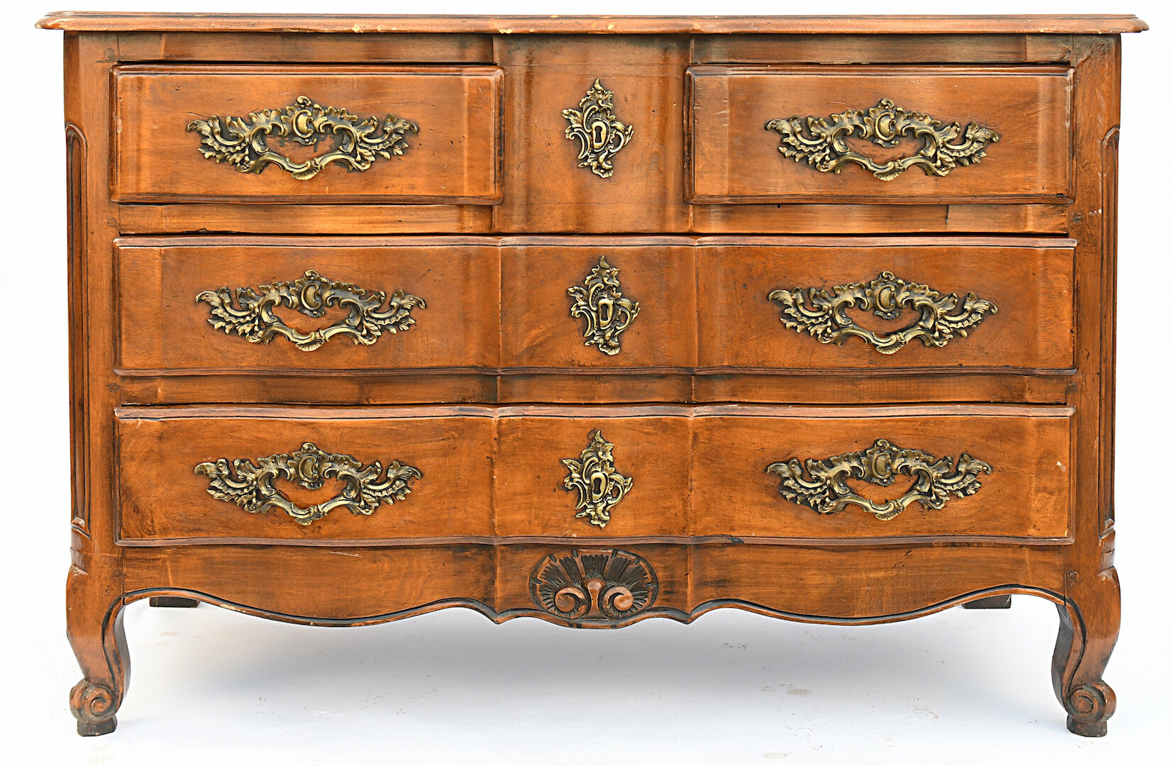 Crossbow-shaped chest of drawers