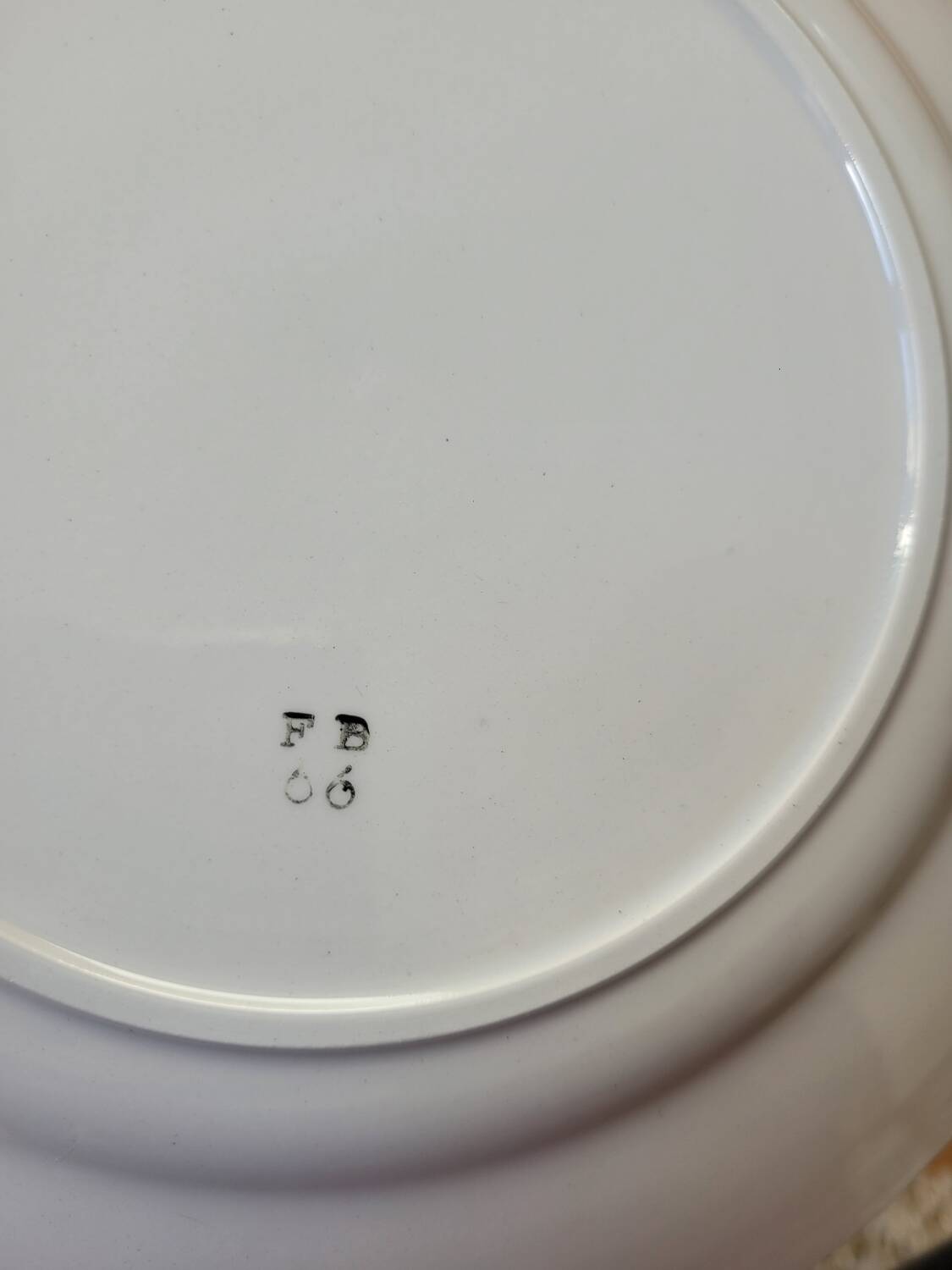 Set of 5 flat plates FB 66 Badonviller