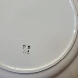 Set of 5 flat plates FB 66 Badonviller