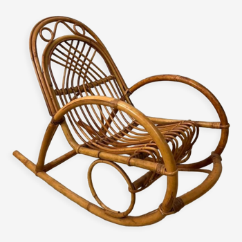 Rocking-chair enfant vintage