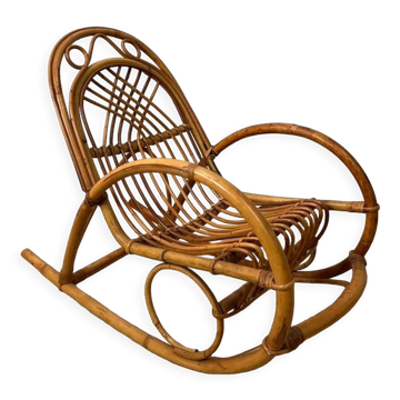Rocking-chair enfant vintage
