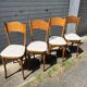 (Lot) 4 Chaises Bistrot Vintage (Restaurées)