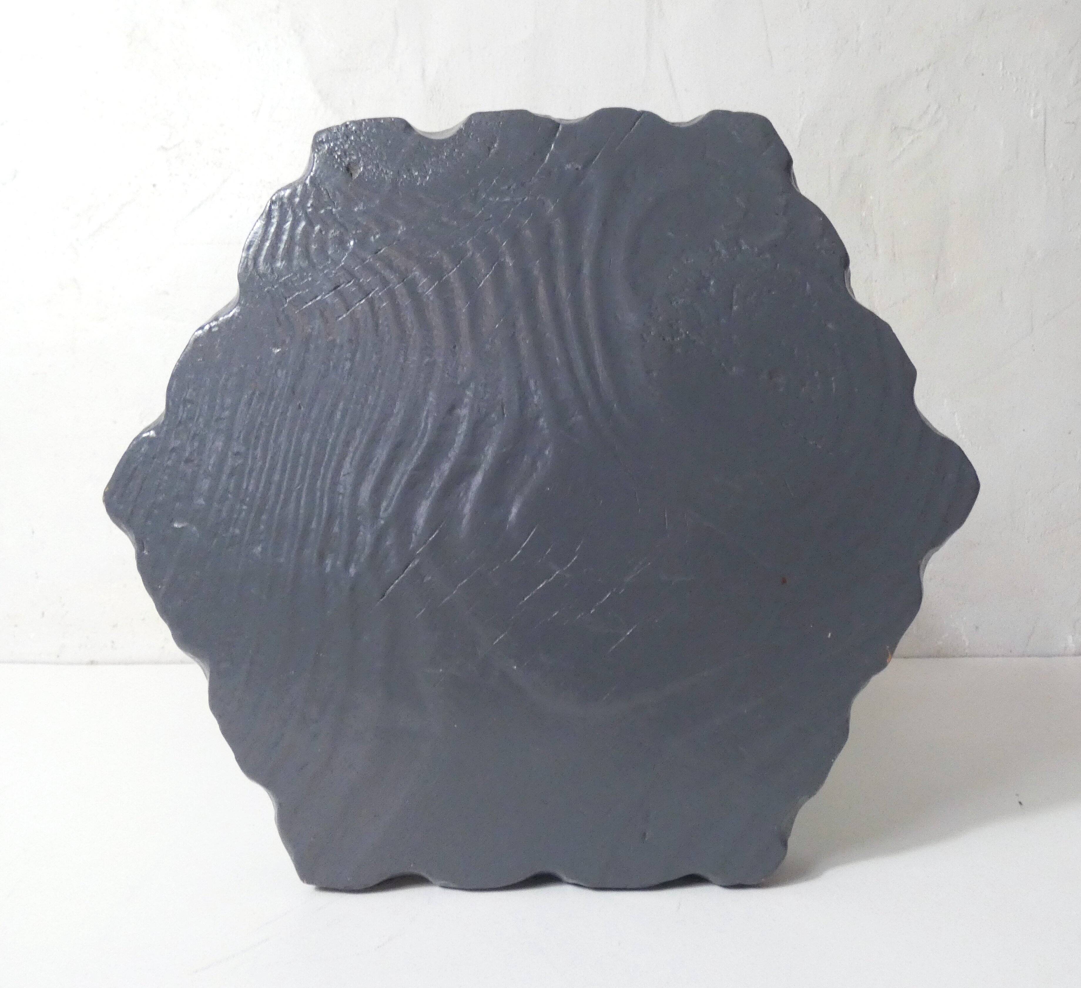 solid oak stool