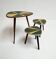 Ensemble de 3 tables à plantes restaurées, années 1960