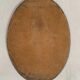 Old beveled oval mirror
