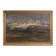 Antique Italian signed mountain landscape painting from 19th century