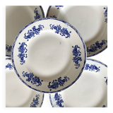 Assiettes creuses anciennes l'Amandinoise