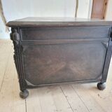 Important antique American desk in carved wood – circa 1900 –