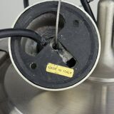 Vintage metal pendant attributed to Elio Martinelli for Martinelli Luce, Italy, 1960s.