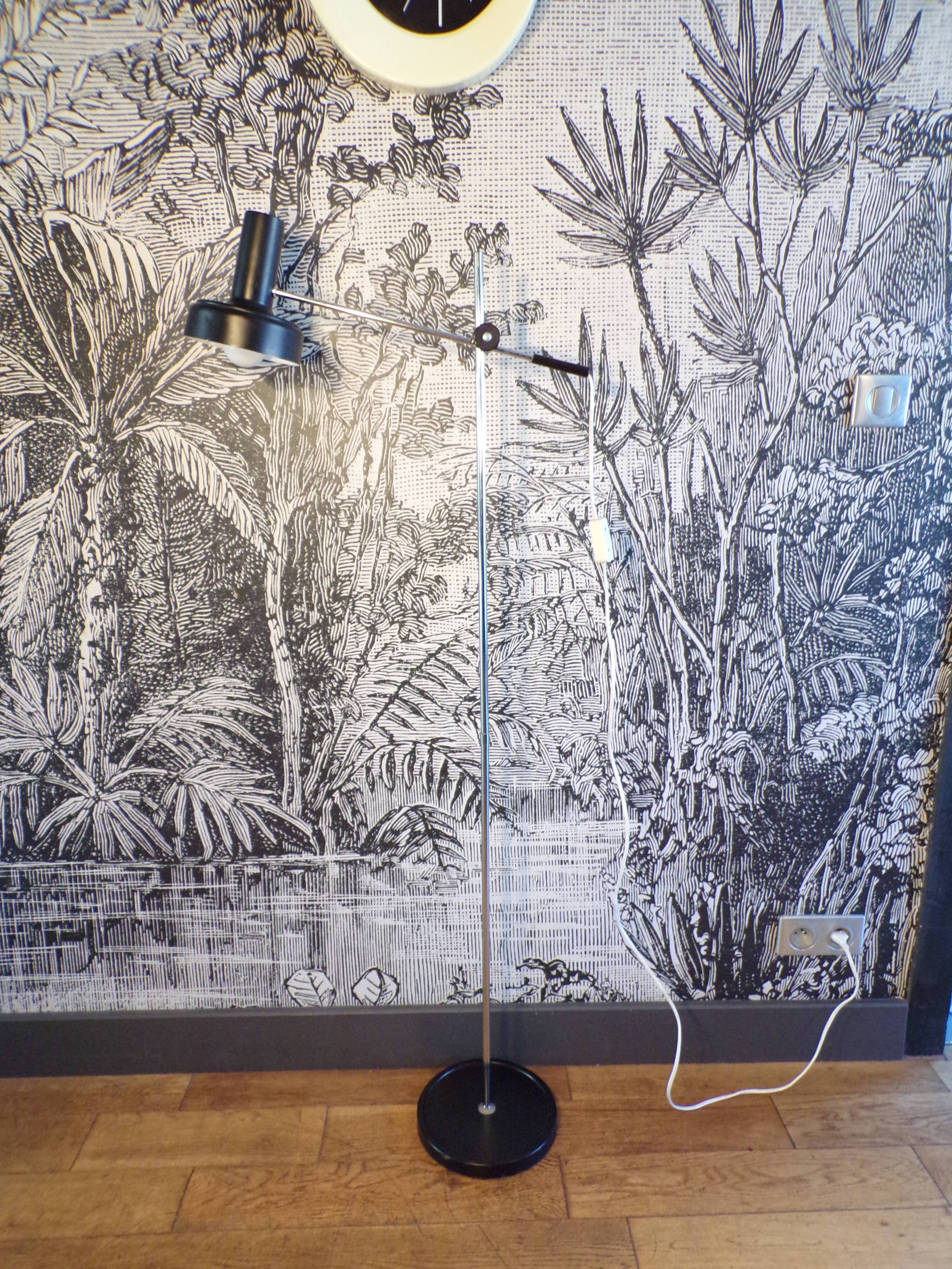 Vintage pendulum floor lamp