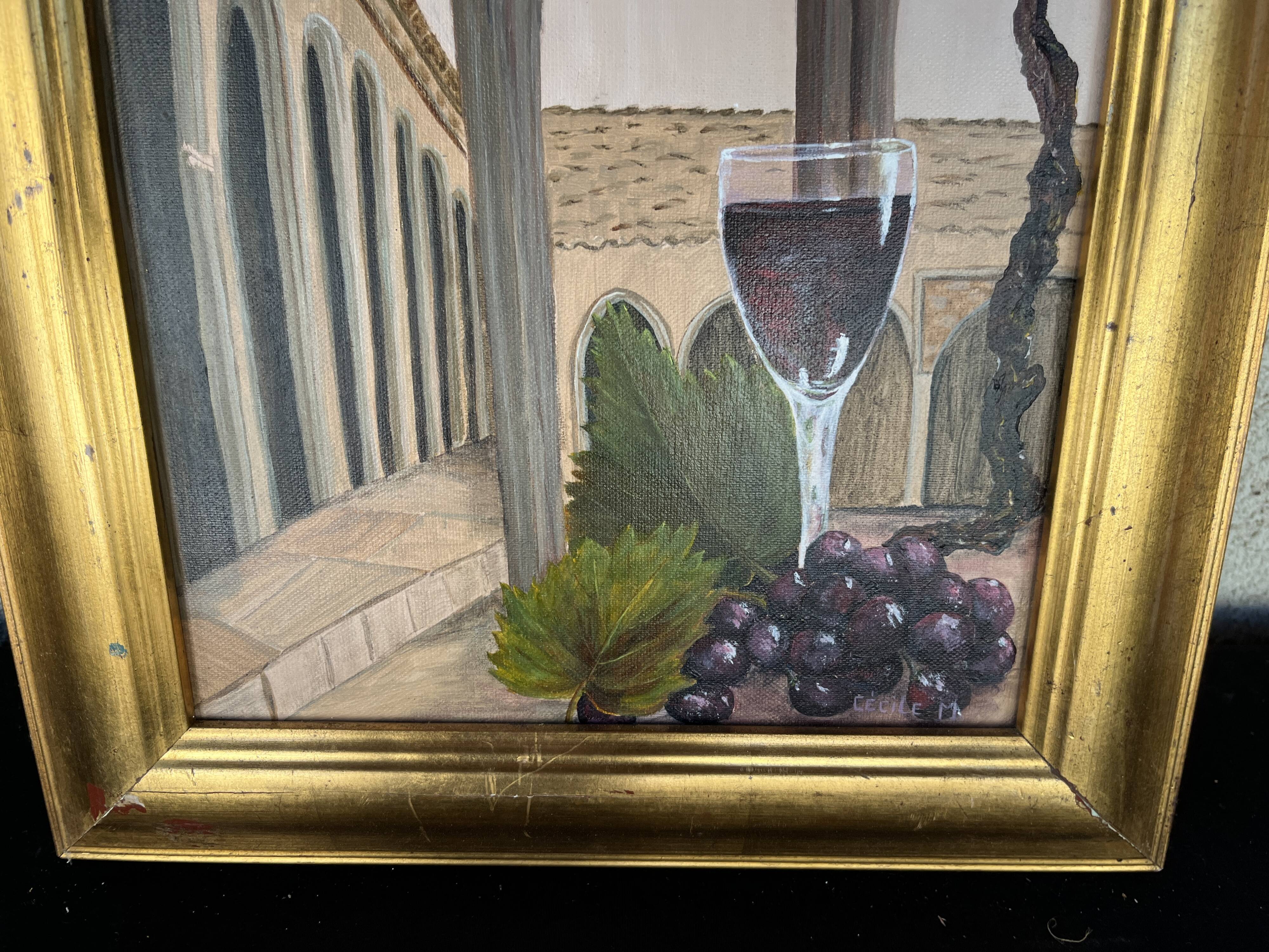 Tableau de Cécile Messin – L’abbaye aux vins (2006)