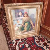 Oil on canvas "The Gypsy"