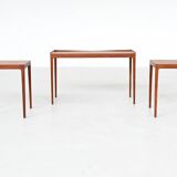 Kurt Ostervig nesting tables in teak Jason Mobler Denmark 1960