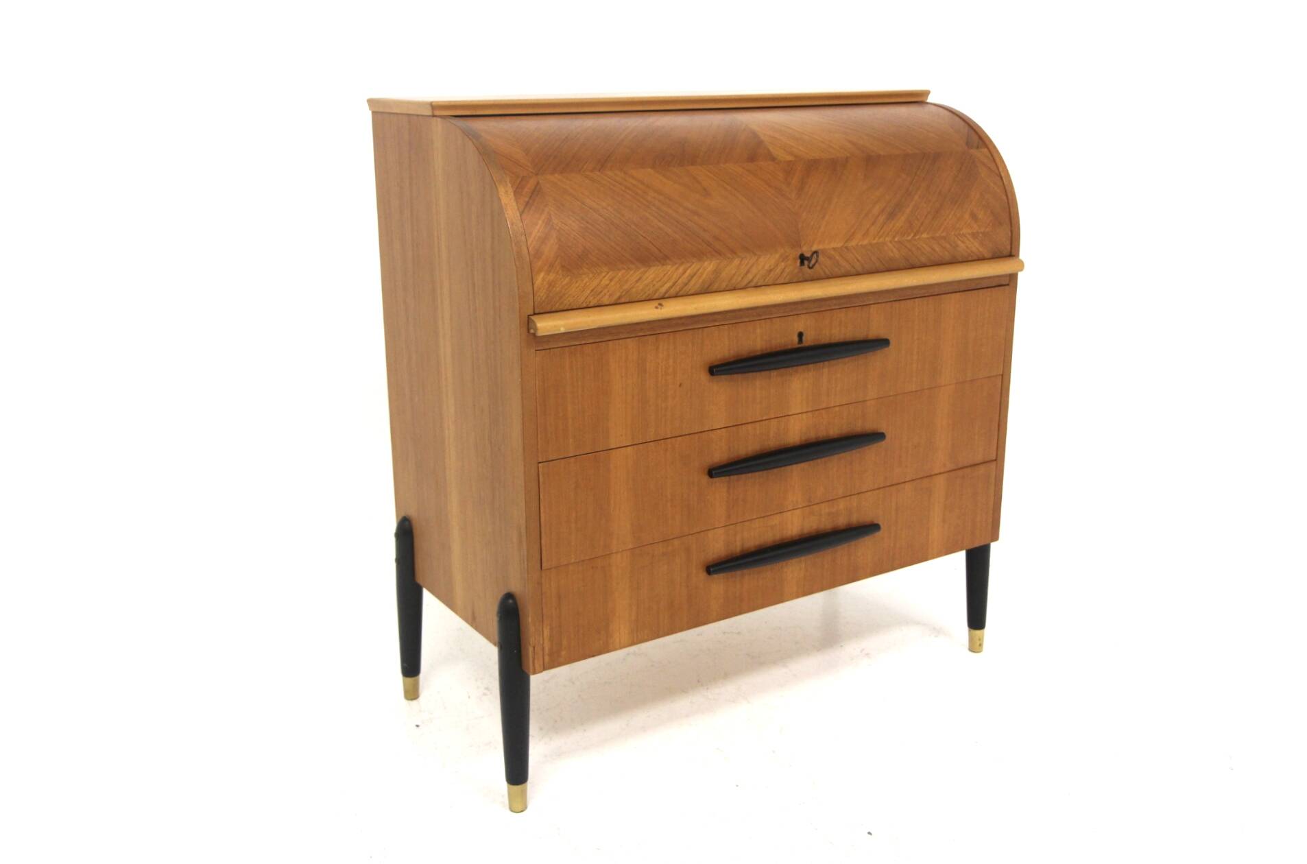 Scandinavian teak secretary, Bröderna Gustafssons, Sweden, 1950
