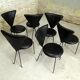 série de 6 chaises Lübke, 1970