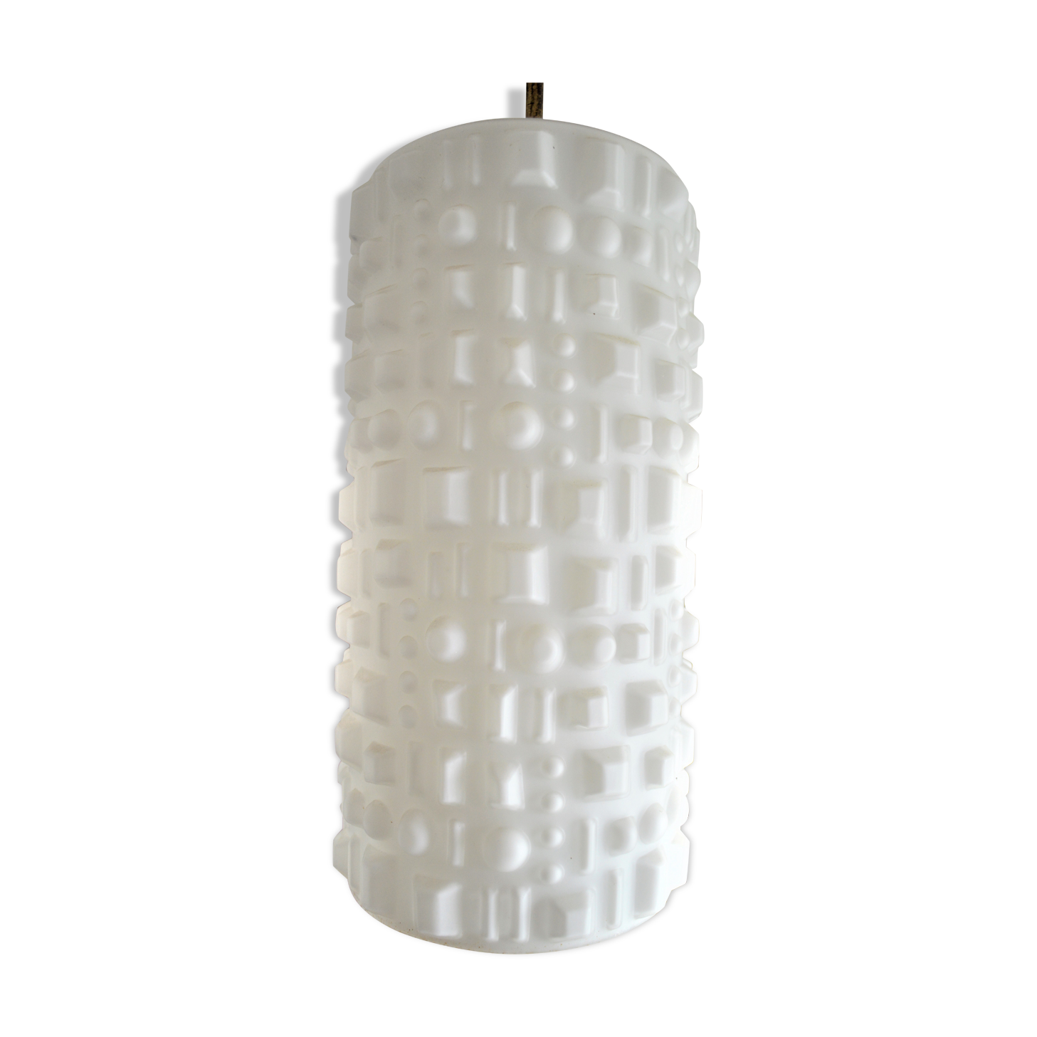 1960s Limburg Bauhaus Glass Lamp