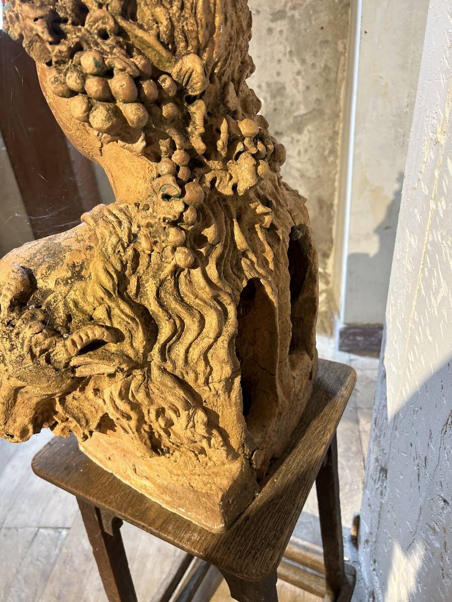 Terracotta bust of a woman, late 19th century