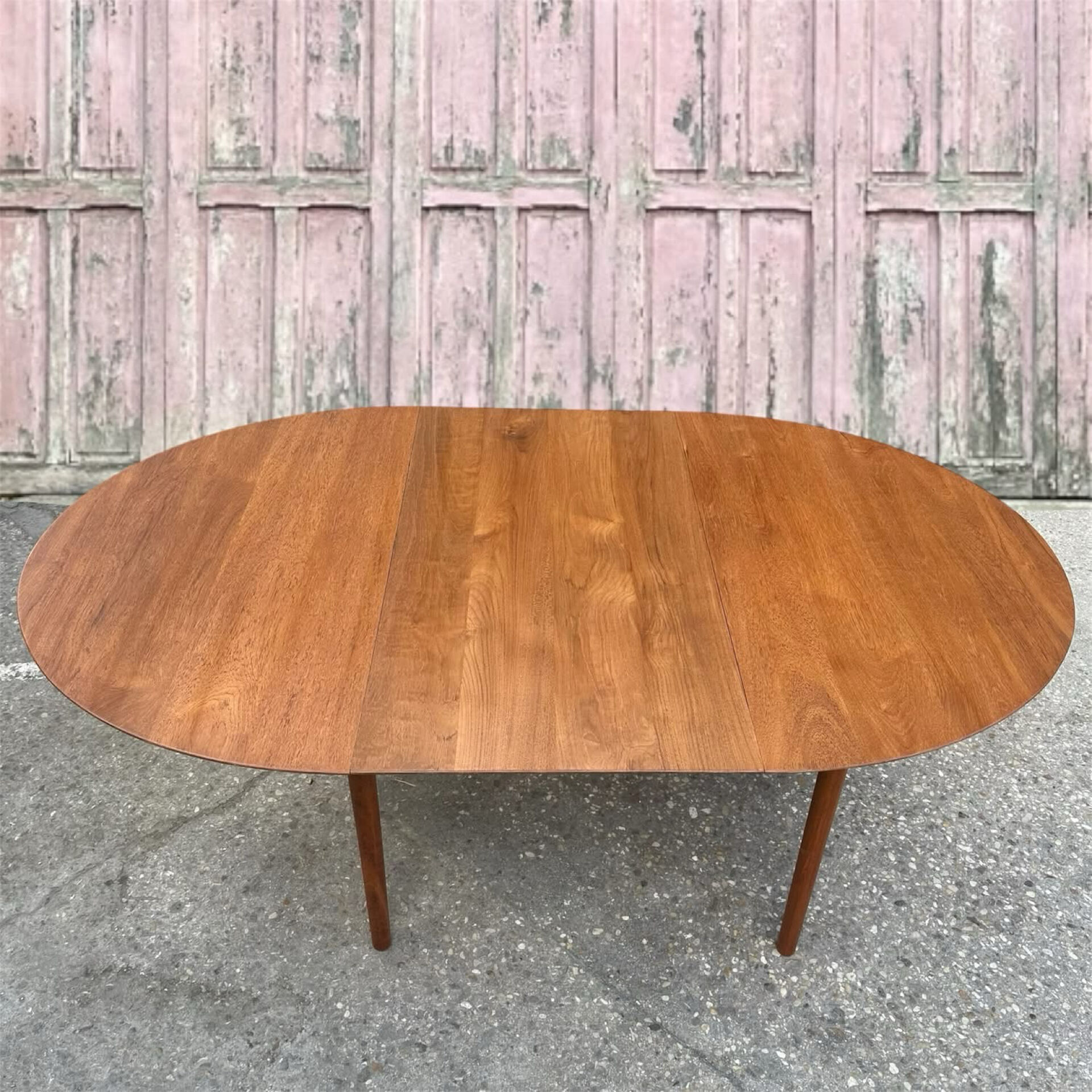 Solid teak table by Peter Hvidt for Soborg, 1956