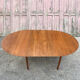 Solid teak table by Peter Hvidt for Soborg, 1956