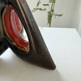 1950s ceramic table lamp, free form