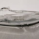 XL Murano glass fruit bowl or empty pocket, 60s-70s