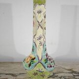 Important earthenware vase by Longchamp, Art Nouveau - 1900