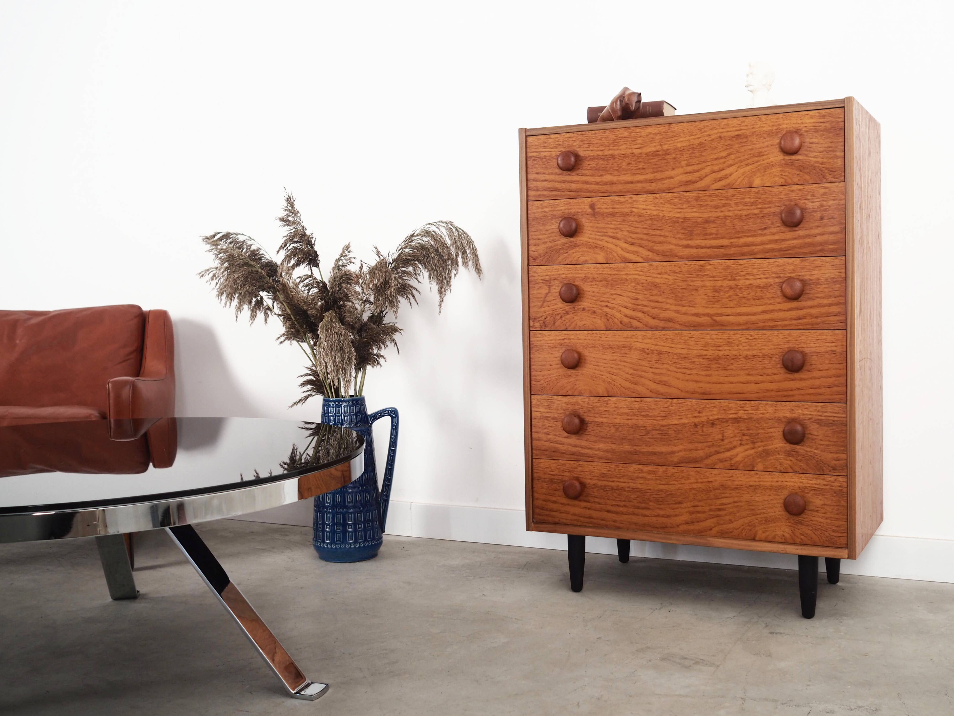 Teak chest of drawers, Danish design, 60s, made in Denmark