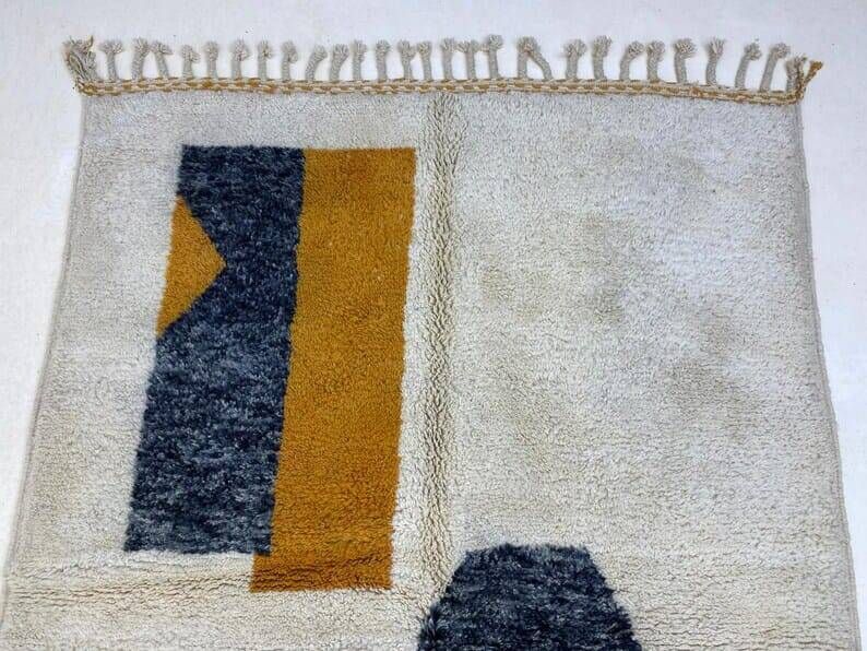 Handmade pure wool rug, traditionally woven, size 2/3 m.