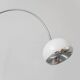 Harvey Guzzini vintage modernist arc floor lamp from the 1970s.