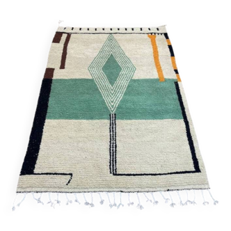 Handmade wool rug 3*2m Moroccan