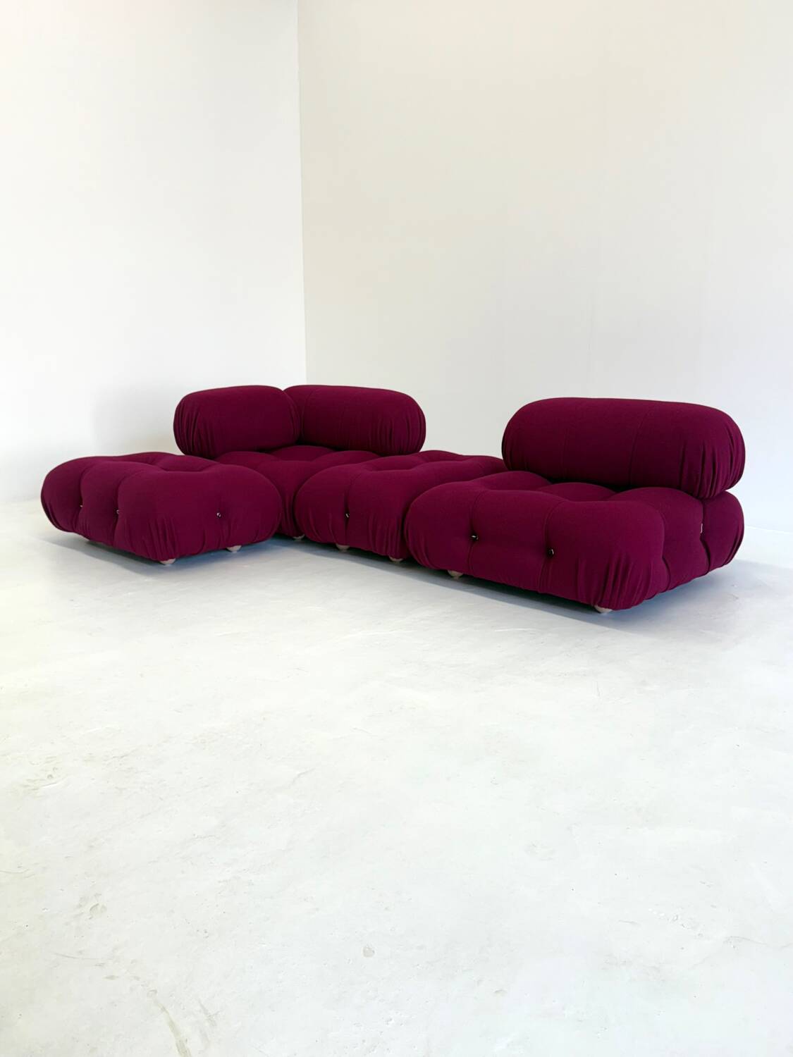 Canapé modulable Camaleonda Bordeaux par Mario Bellini pour B&B Italia